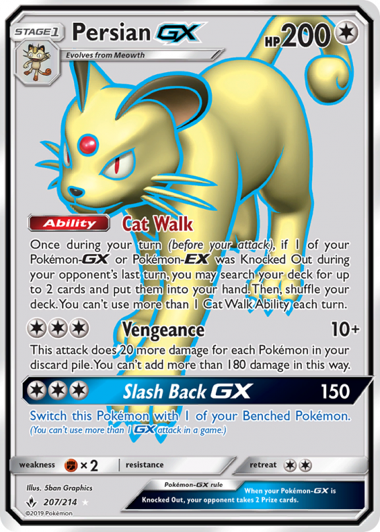 Persian-GX 207/214 Sun & Moon Unbroken Bonds