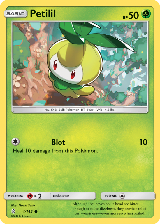 Petilil 4/145 Sun & Moon Guardians Rising