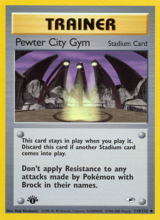 Pewter City Gym 115/132 Gym Gym Heroes