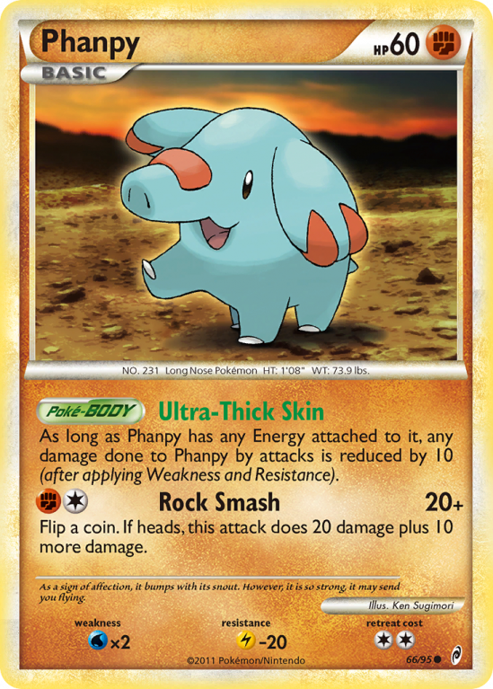Phanpy 66/106 HeartGold & SoulSilver Call of Legends