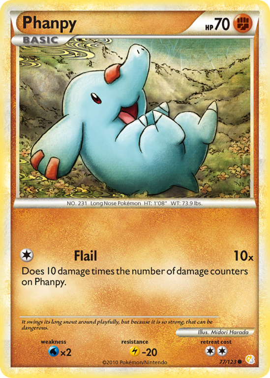 Phanpy 77/123 HeartGold & SoulSilver HeartGold & SoulSilver