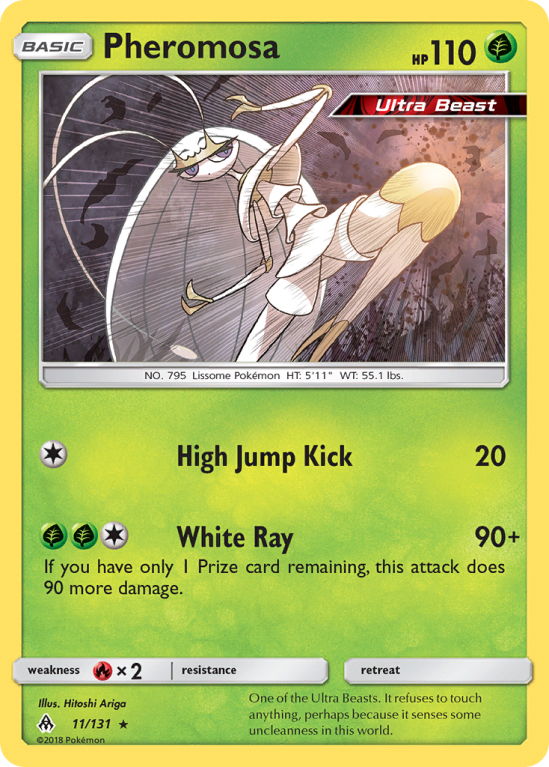 Pheromosa 11/131 Sun & Moon Forbidden Light