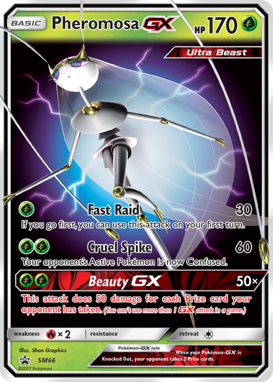 Pheromosa-GX SM66/156 Sun & Moon SM Black Star Promos