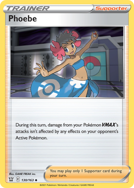 Phoebe 130/163 Sword & Shield Battle Styles