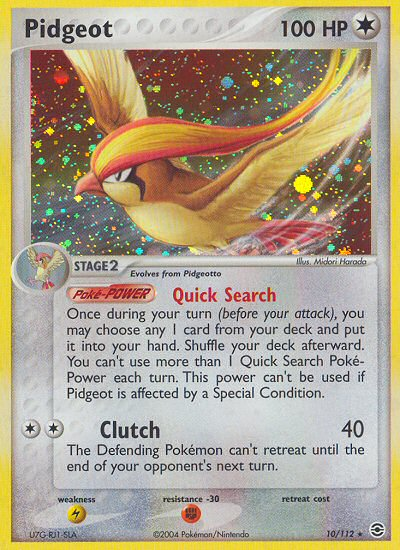 Pidgeot 10/112 EX FireRed & LeafGreen