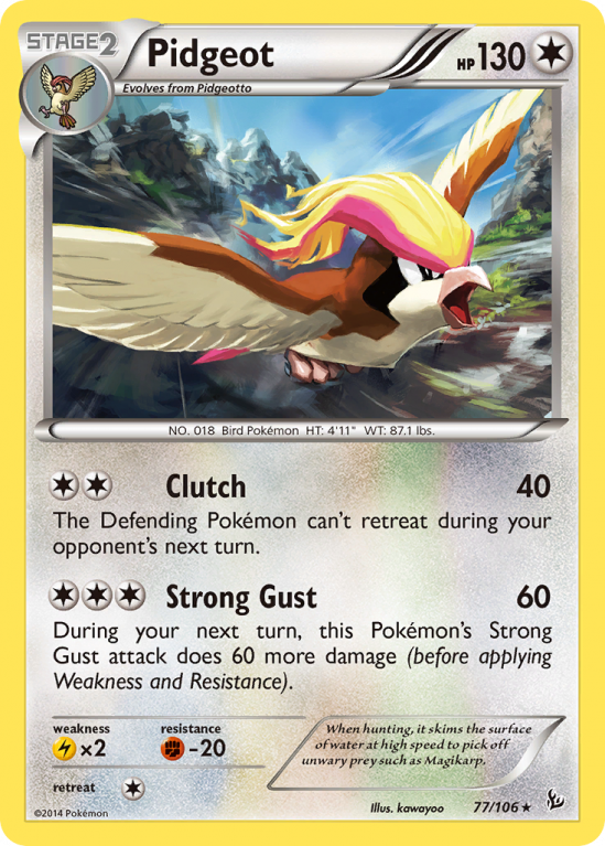 Pidgeot 77/106 XY Flashfire