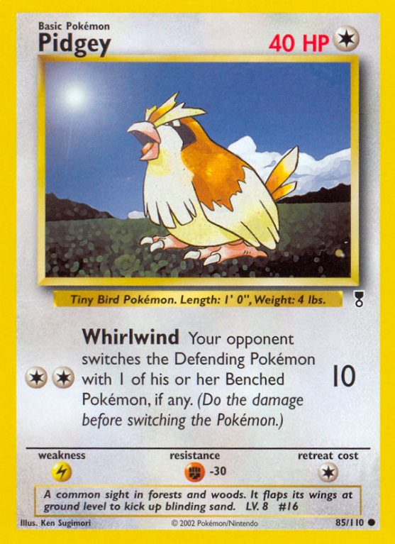 Pidgey 85/110 Other Legendary Collection