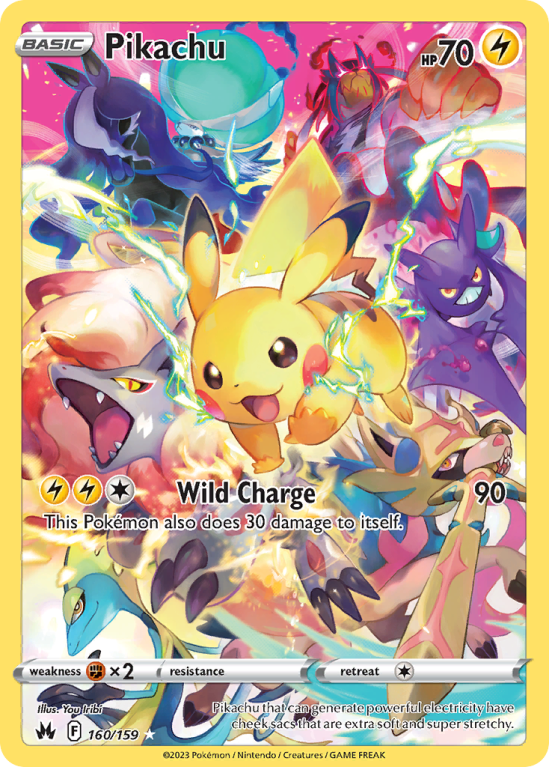Pikachu 160/159 Sword & Shield Crown Zenith