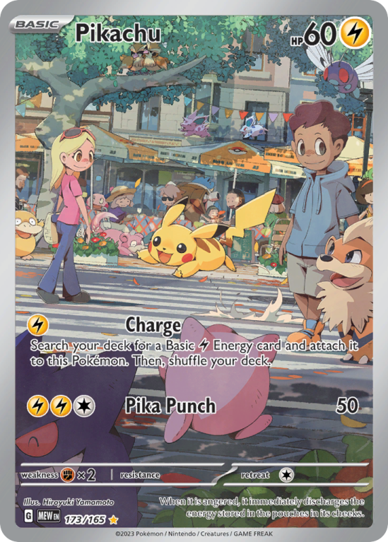 Pikachu 173/165 Scarlet & Violet 151