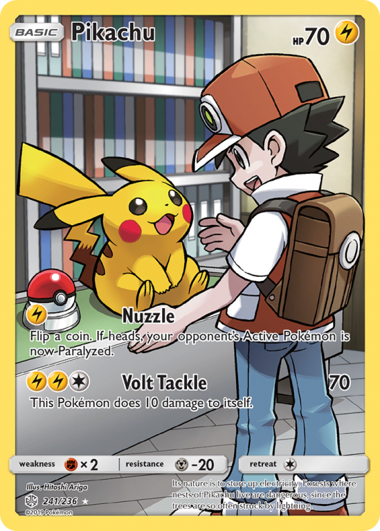 Pikachu 241/236 Sun & Moon Cosmic Eclipse