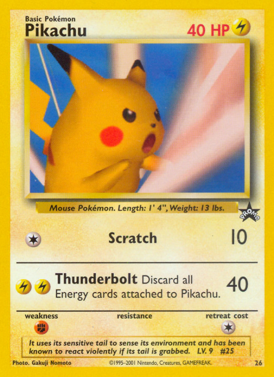Pikachu 26/53 Base Wizards Black Star Promos