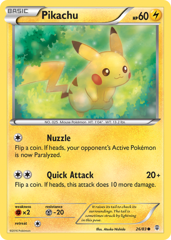 Pikachu 26/115 XY Generations