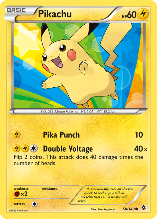 Pikachu 50/149 Black & White Boundaries Crossed
