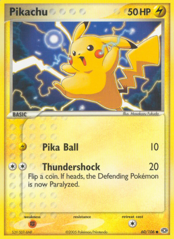 Pikachu 60/106 EX Emerald