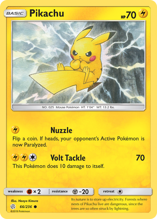 Pikachu 66/236 Sun & Moon Cosmic Eclipse