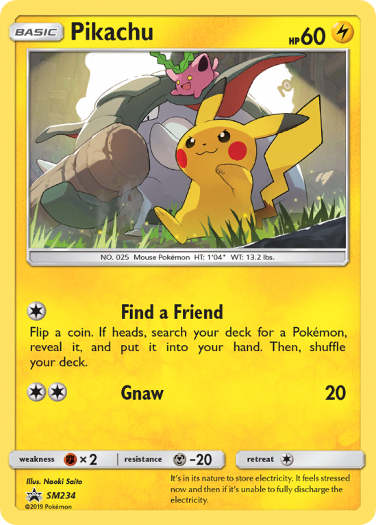 Pikachu SM234/156 Sun & Moon SM Black Star Promos