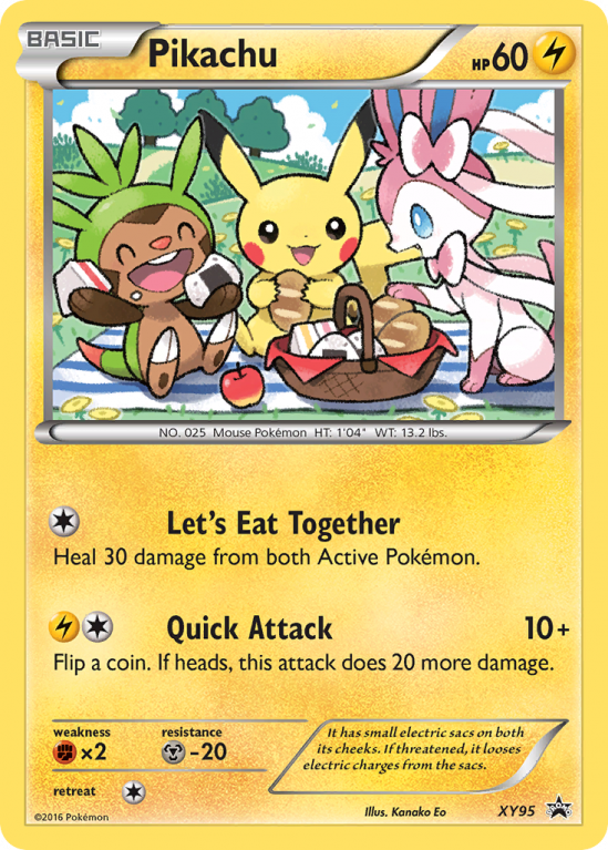 Pikachu XY95/183 XY XY Black Star Promos