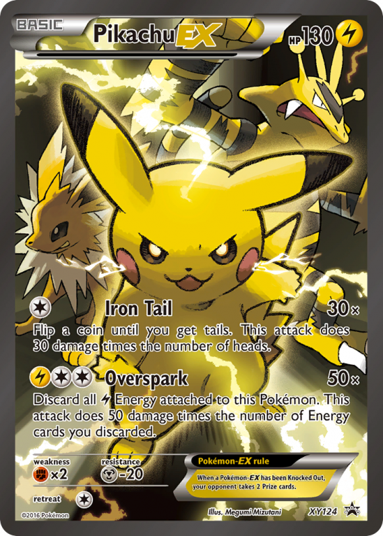 Pikachu-EX XY124/183 XY XY Black Star Promos