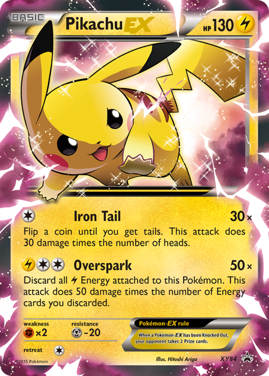 Pikachu-EX XY84/183 XY XY Black Star Promos