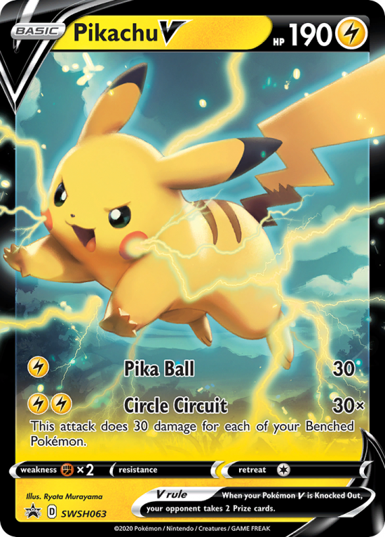 Pikachu V SWSH063/103 Sword & Shield SWSH Black Star Promos