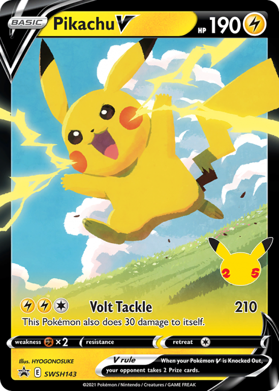 Pikachu V SWSH143/103 Sword & Shield SWSH Black Star Promos