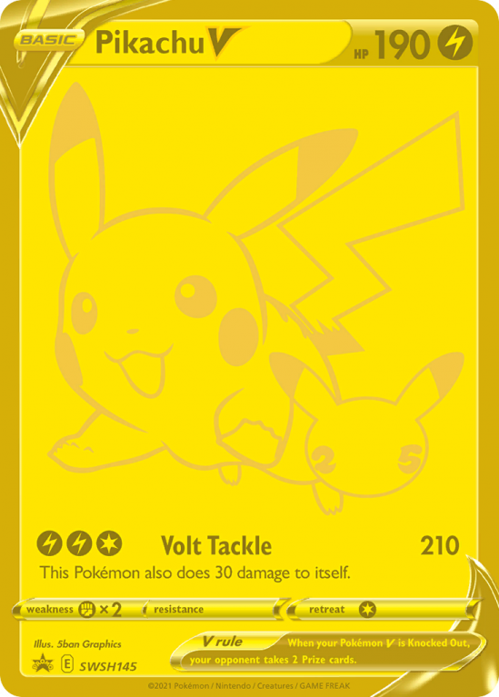 Pikachu V SWSH145/103 Sword & Shield SWSH Black Star Promos