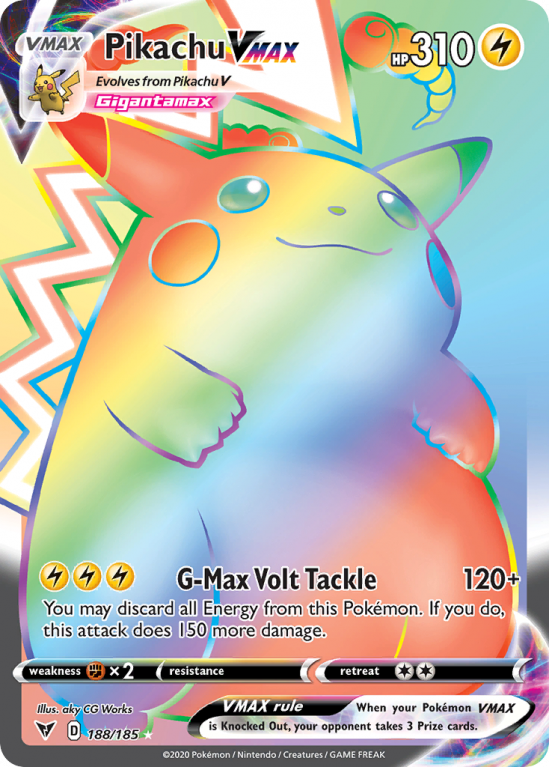 Pikachu VMAX 188/185 Sword & Shield Vivid Voltage