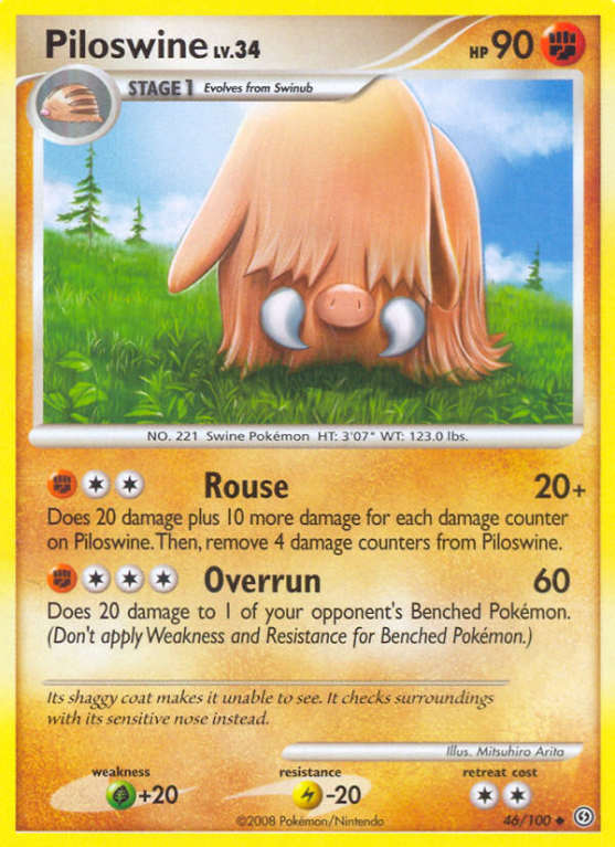 Piloswine 46/100 Diamond & Pearl Stormfront