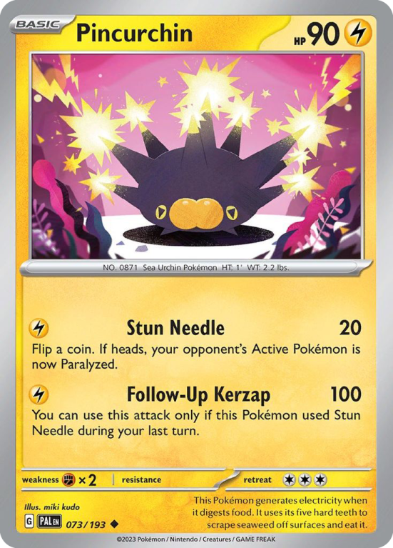 Pincurchin 73/193 Scarlet & Violet Paldea Evolved