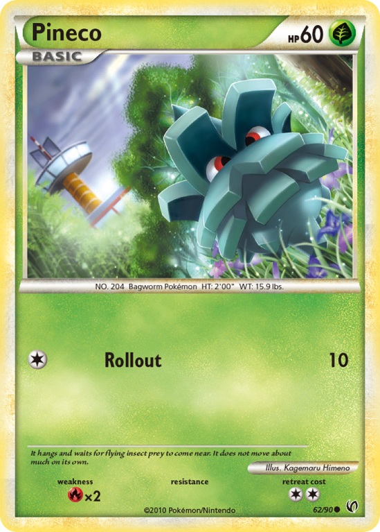 Pineco 62/90 HeartGold & SoulSilver HS—Undaunted