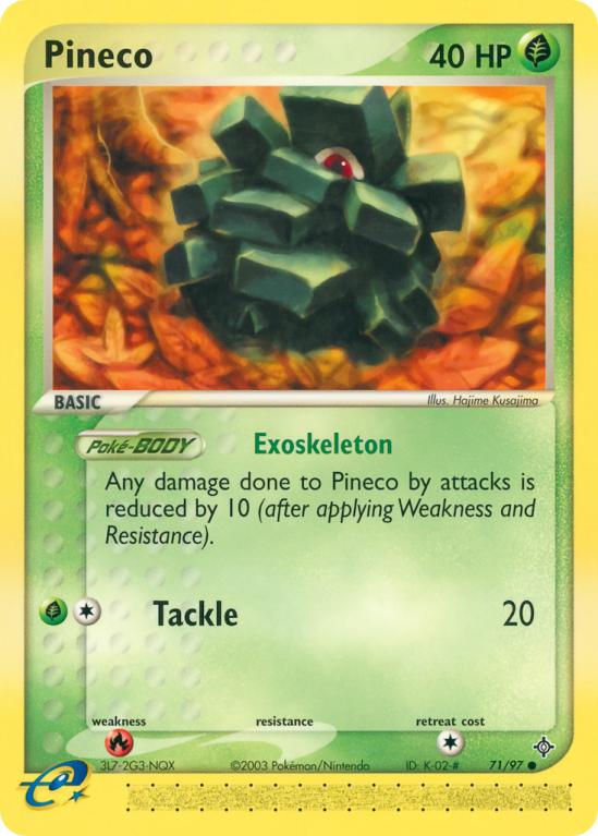 Pineco 71/97 EX Dragon