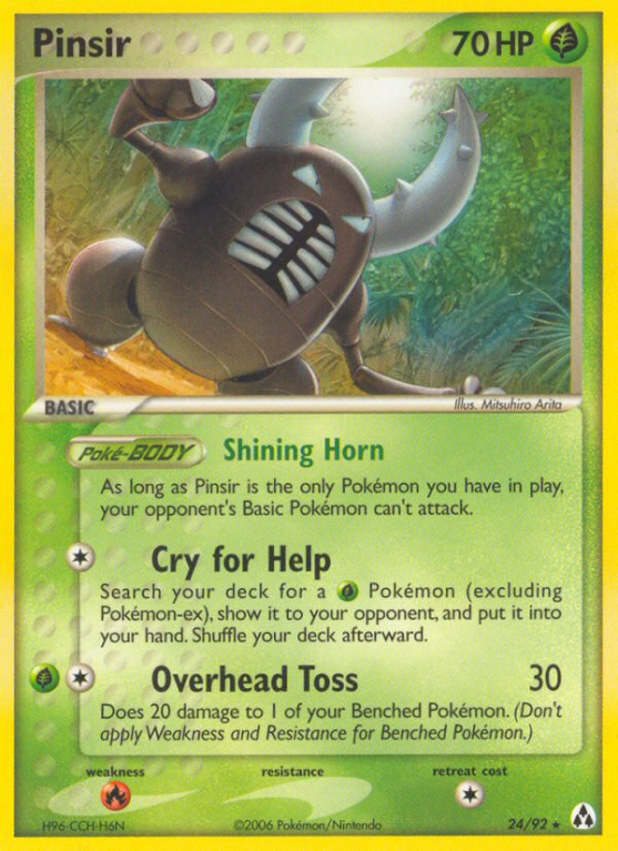 Pinsir 24/92 EX Legend Maker