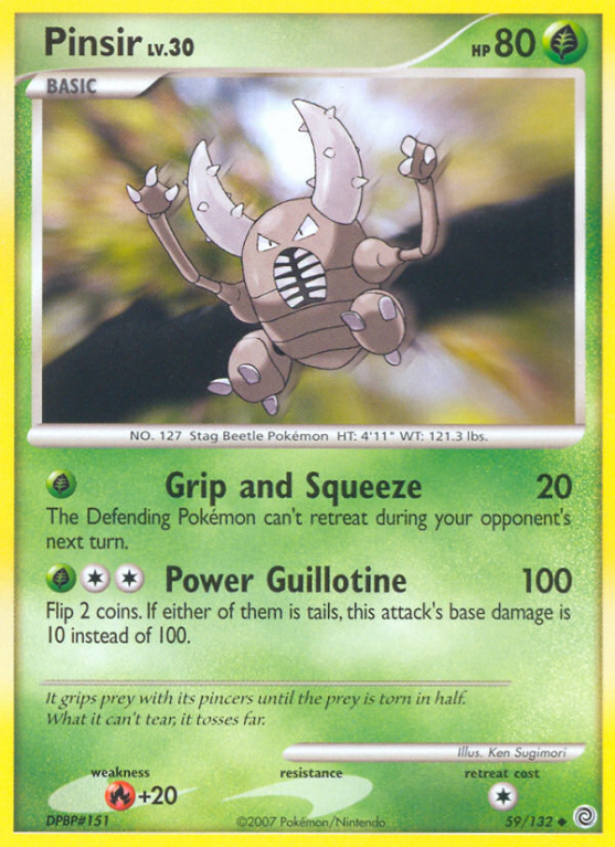 Pinsir 59/132 Diamond & Pearl Secret Wonders