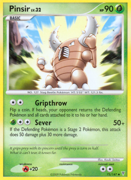 Pinsir 75/147 Platinum Supreme Victors