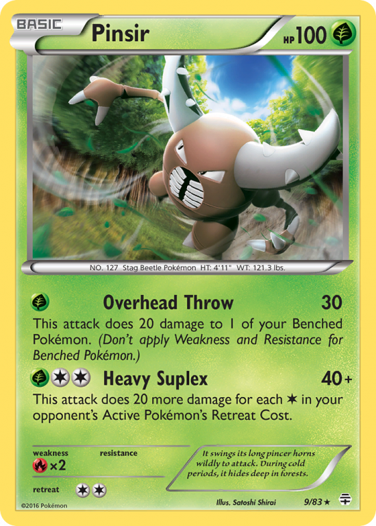 Pinsir 9/115 XY Generations