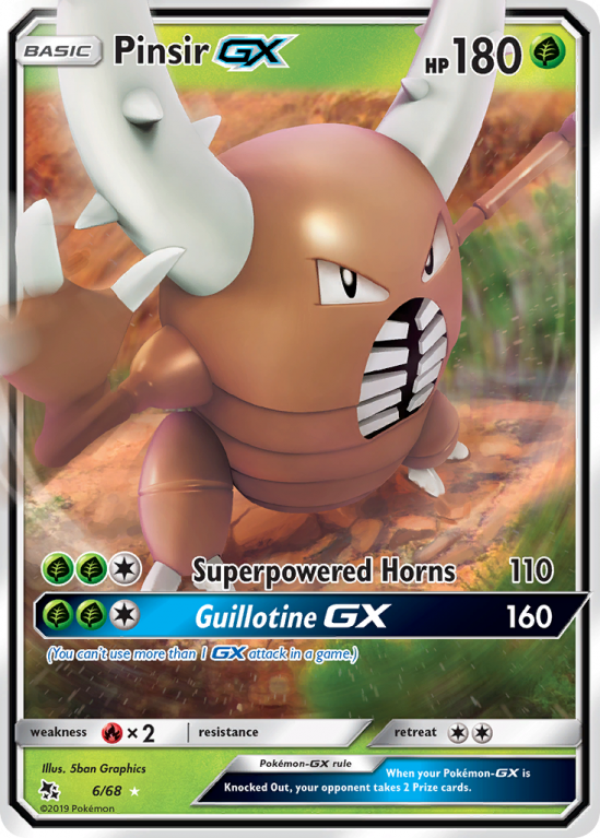Pinsir-GX 6/68 Sun & Moon Hidden Fates