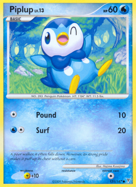 Piplup 121/147 Platinum Supreme Victors