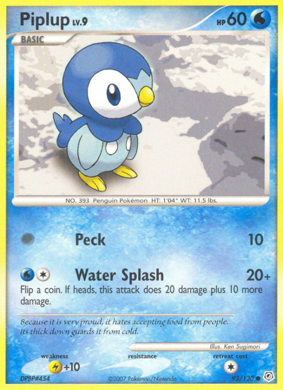 Piplup 93/130 Diamond & Pearl Diamond & Pearl