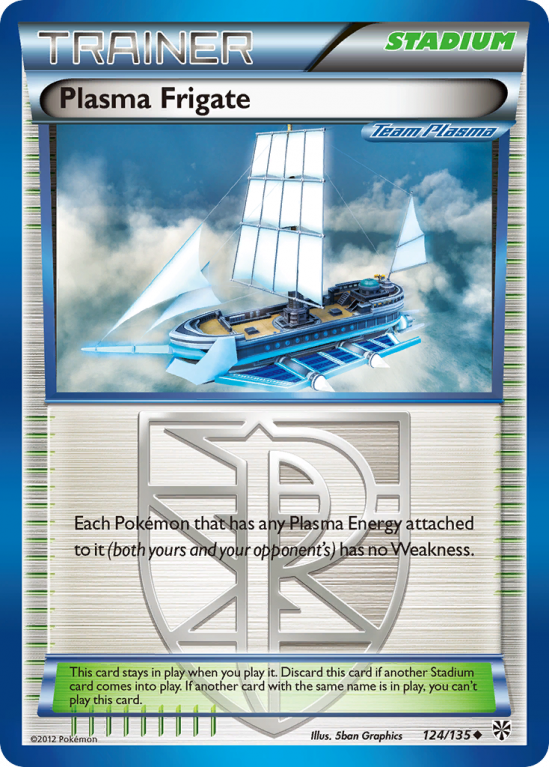 Plasma Frigate 124/135 Black & White Plasma Storm