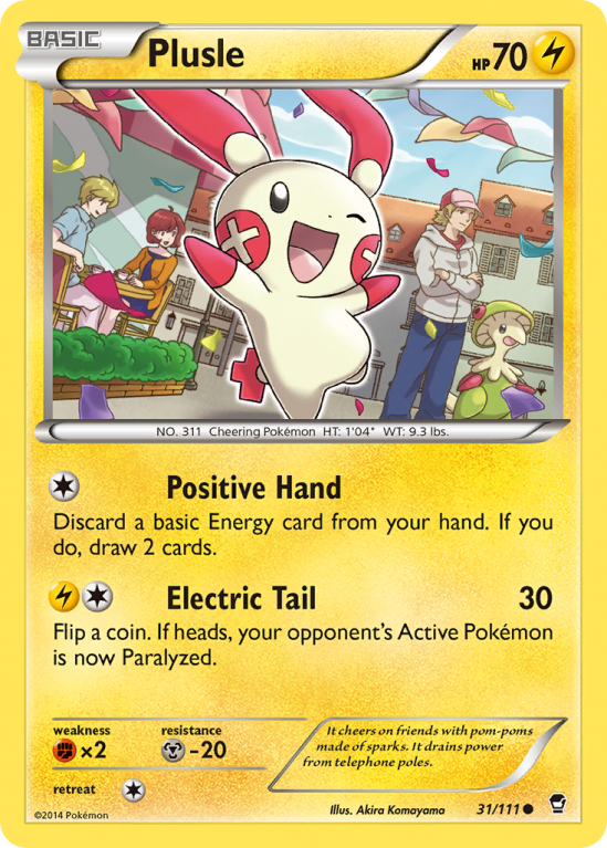 Plusle 31/111 XY Furious Fists
