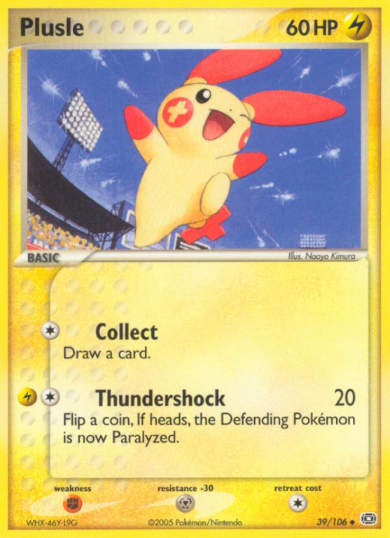 Plusle 39/106 EX Emerald