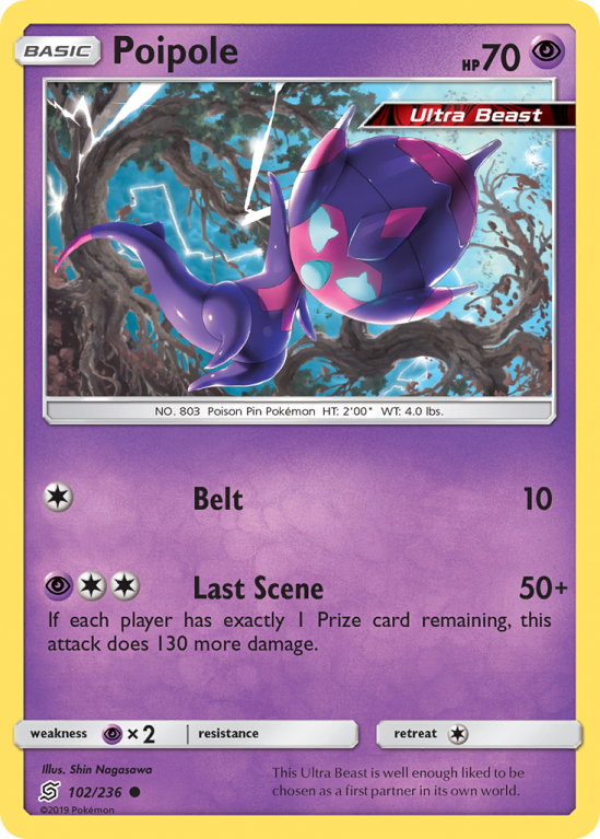 Poipole 102/236 Sun & Moon Unified Minds