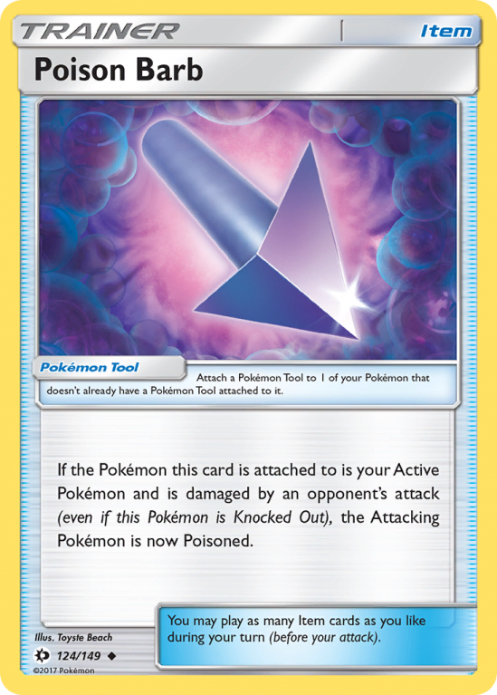 Poison Barb 124/149 Sun & Moon Sun & Moon