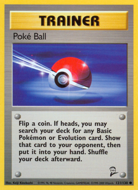 Poké Ball 121/130 Base Base Set 2