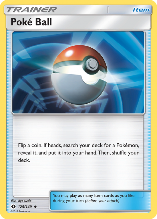 Poké Ball 125/149 Sun & Moon Sun & Moon