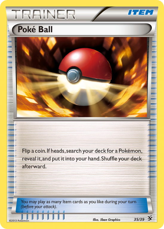 Poké Ball 35/39 XY Kalos Starter Set