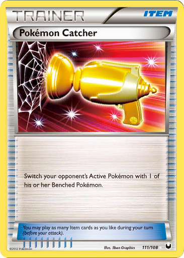 Pokémon Catcher 111/108 Black & White Dark Explorers