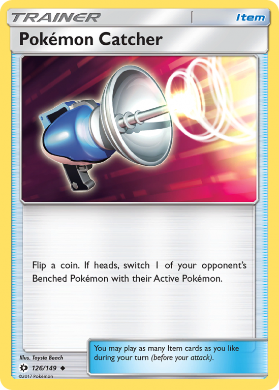 Pokémon Catcher 126/149 Sun & Moon Sun & Moon