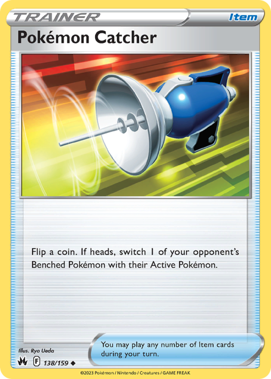 Pokémon Catcher 138/159 Sword & Shield Crown Zenith