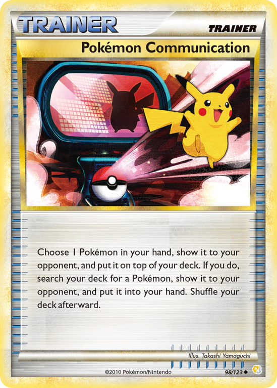 Pokémon Communication 98/123 HeartGold & SoulSilver HeartGold & SoulSilver